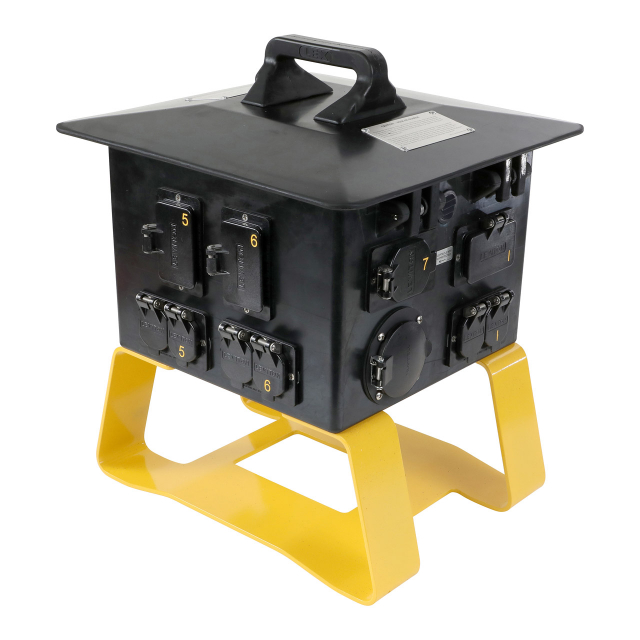 T2 A2 6a1e 50 Amp Terrapin Station Ii Feed Thru Spider Box To Gfci Duplex L6 30 Receptacles Lex Products
