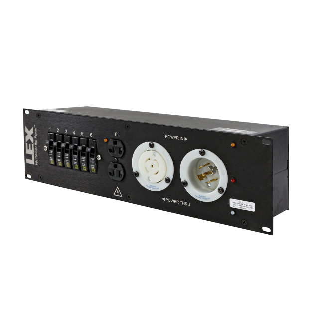 PRM3IN-1CC12GN | 30 Amp 3RU Enclosed Rack, L21-30 to powerCON® | LEX ...