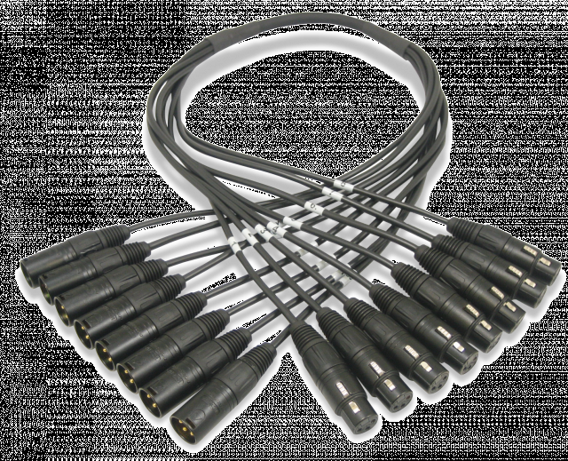 Lex Pro Audio 8 Pair XLR Snake Cable