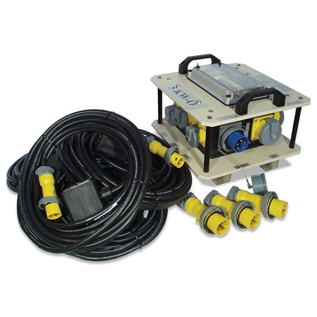 USMC MEPDIS-R 5kW Outdoor Box with Cord Sets and Spare Plugs