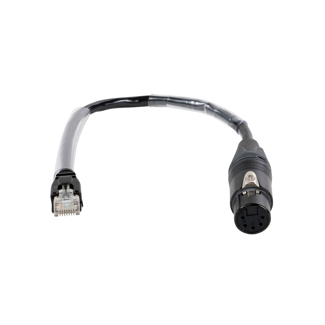 DMX 5-Pin Female (Connector) XLR to Ethernet Adapter