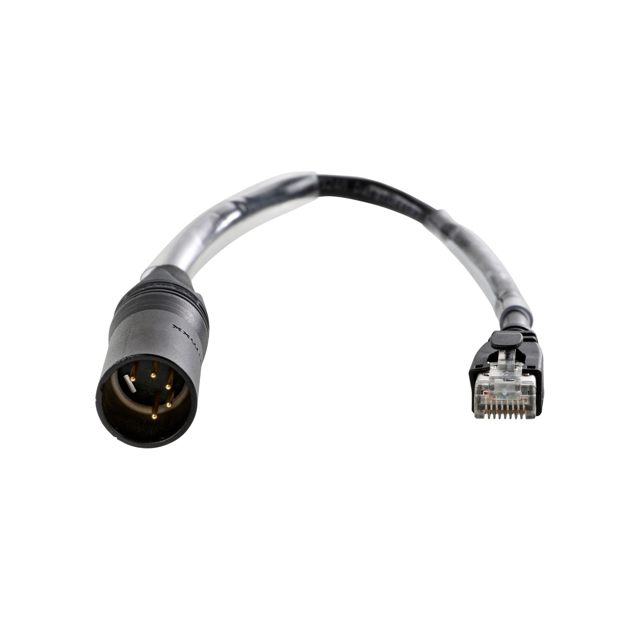 DMX 5-Pin Male (Plug) XLR to Ethernet Adapter
