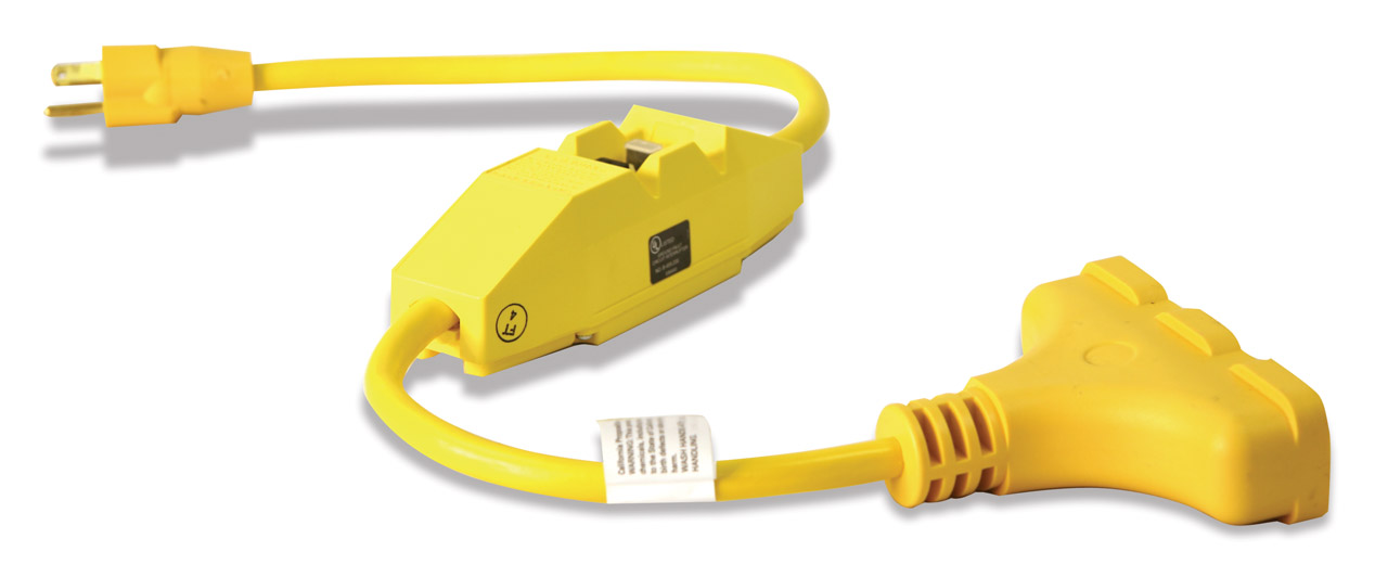In-Line Portable Ground Fault Circuit Interrupter (GFCI)