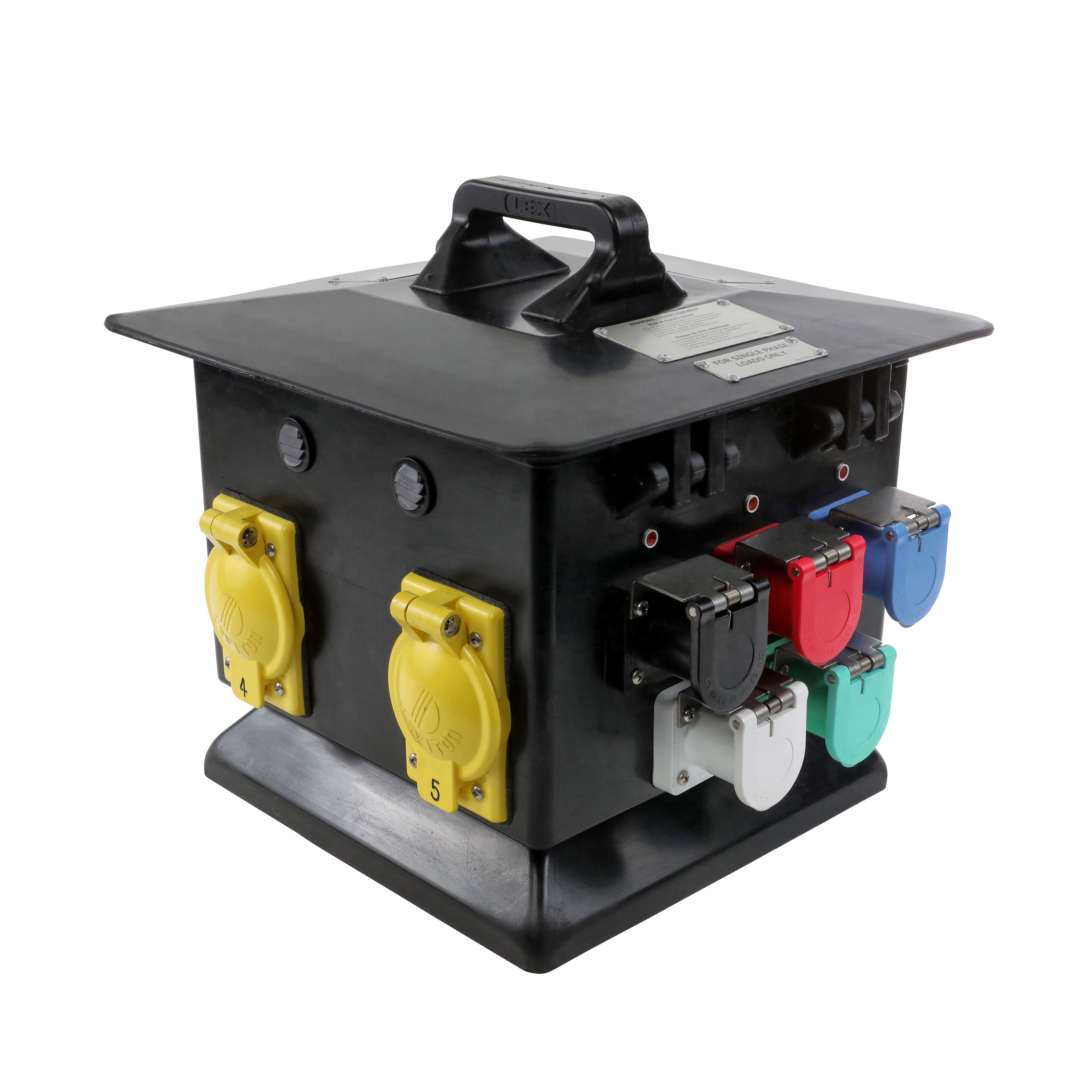 100 Amp Pagoda to L21-20 Receptacles Single Pole
