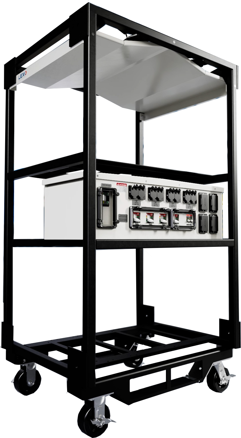 WeldingRack 4-Pack to Locking Receptacles 600V