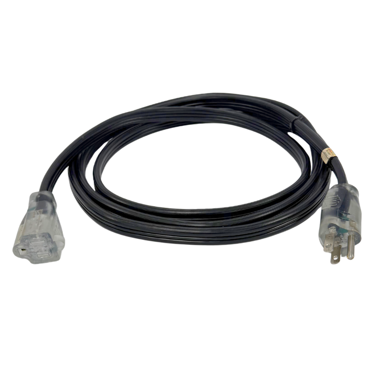 Molded Flat NEMA 5-15 (Edison) Extension